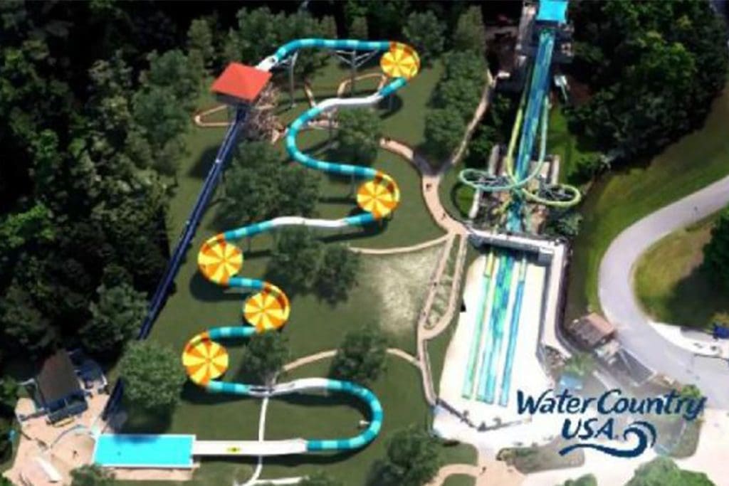 Cutback Water Coaster at Water Country USA